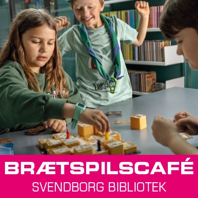 Brætspilscafé for børnefamilier Svendborg Bibliotek