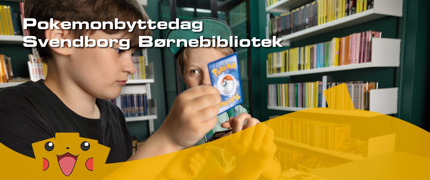 Pokemonbyttedag på Børnebiblioteket