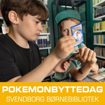 Pokemonbyttedag på Børnebiblioteket